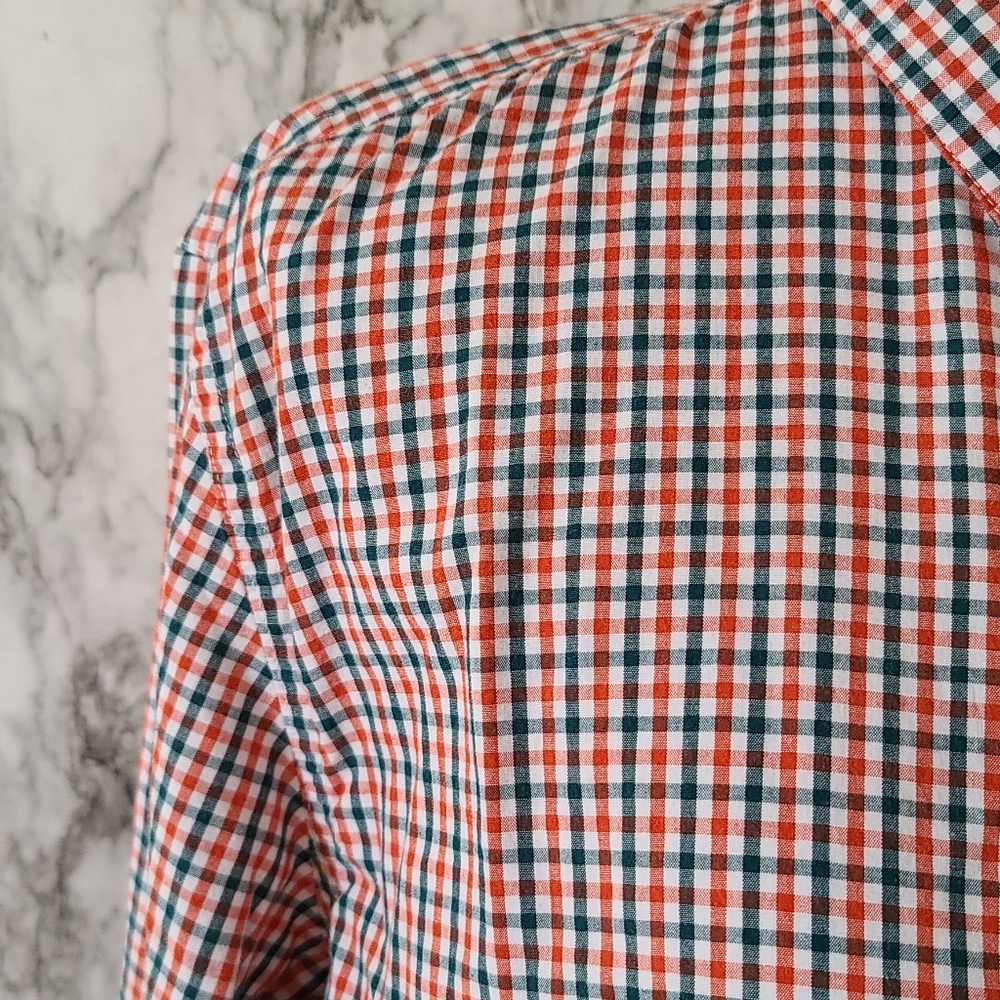 Chaps Checkered Button Down Size Large - image 2